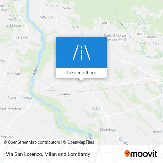 Via San Lorenzo map