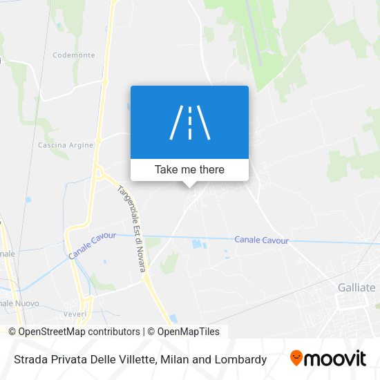 Strada Privata Delle Villette map