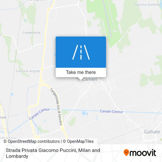 Strada Privata Giacomo Puccini map