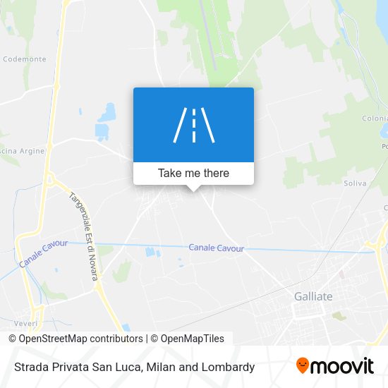 Strada Privata San Luca map