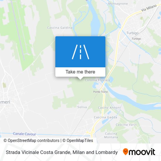 Strada Vicinale Costa Grande map