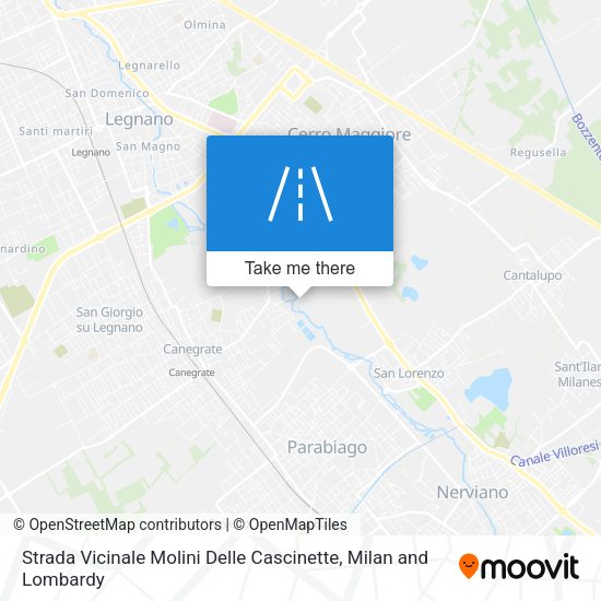 Strada Vicinale Molini Delle Cascinette map