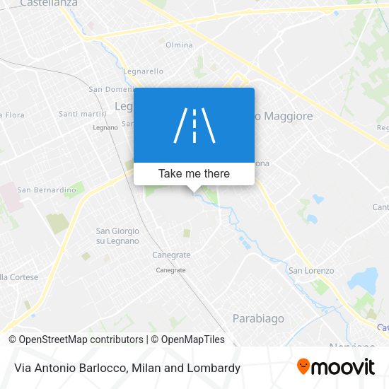 Via Antonio Barlocco map