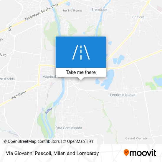 Via Giovanni Pascoli map