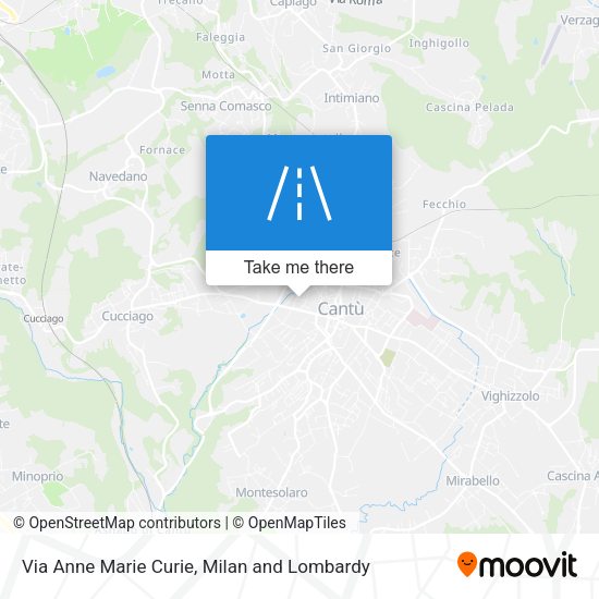 Via Anne Marie Curie map