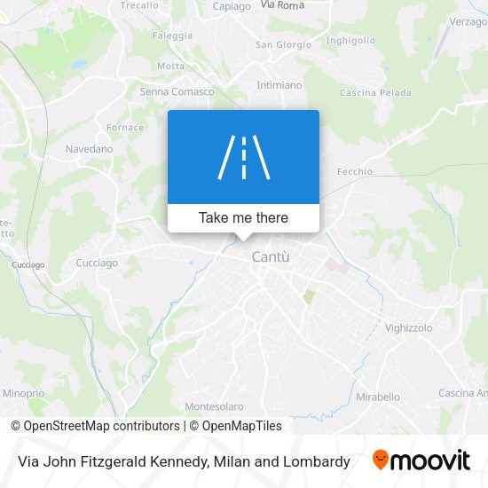 Via John Fitzgerald Kennedy map