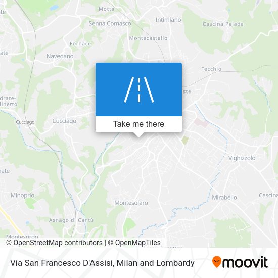 Via San Francesco D'Assisi map