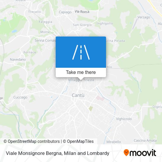 Viale Monsignore Bergna map