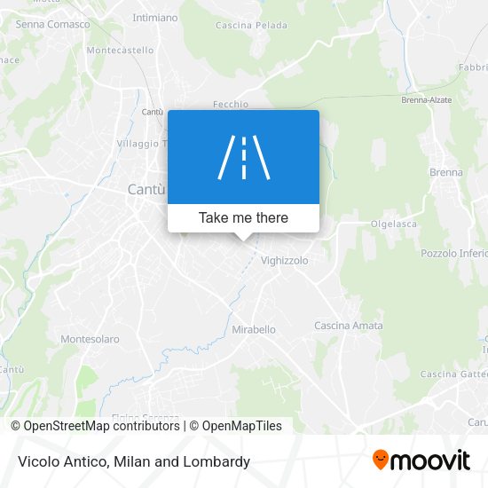 Vicolo Antico map