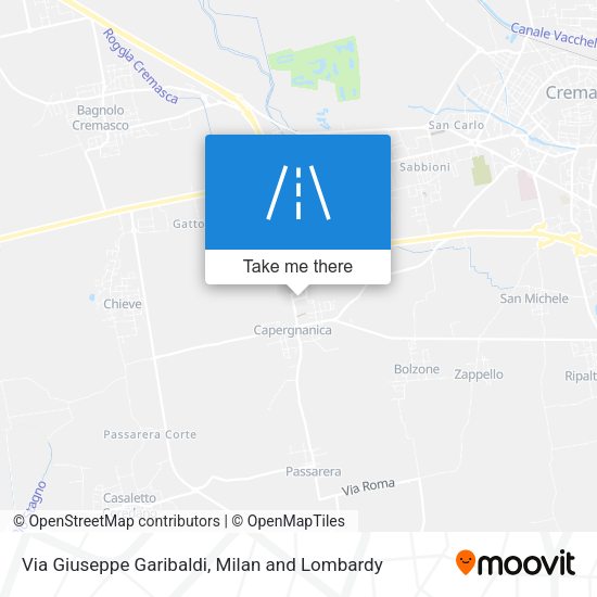 Via Giuseppe Garibaldi map