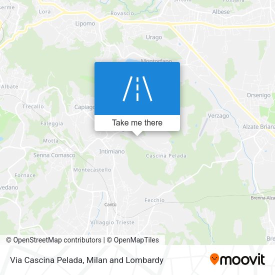 Via Cascina Pelada map