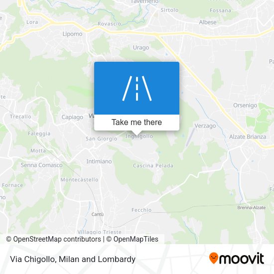 Via Chigollo map