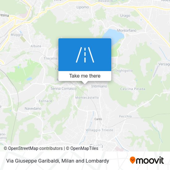 Via Giuseppe Garibaldi map