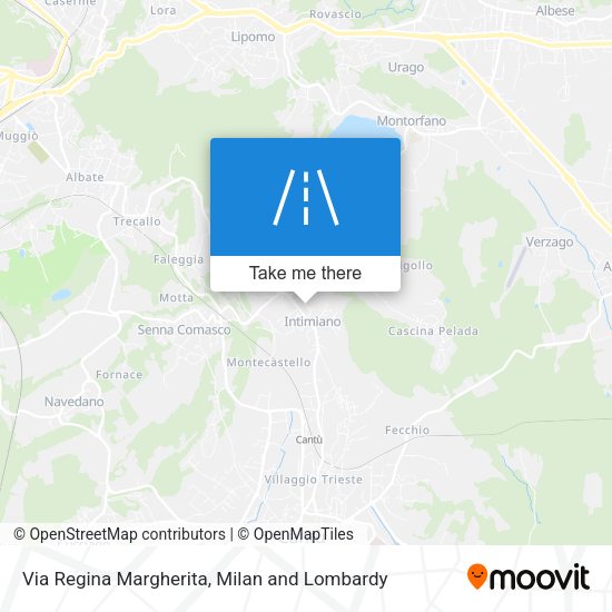Via Regina Margherita map