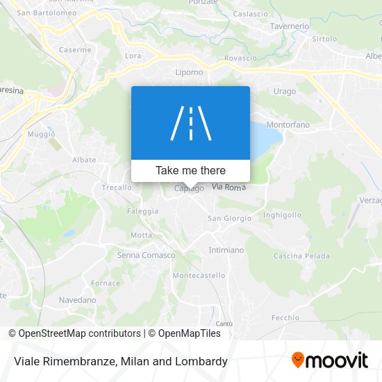 Viale Rimembranze map