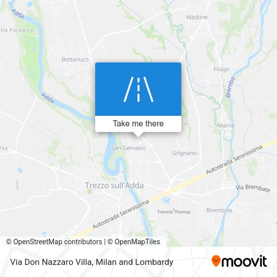 Via Don Nazzaro Villa map