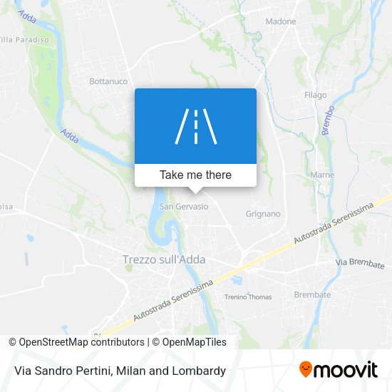 Via Sandro Pertini map