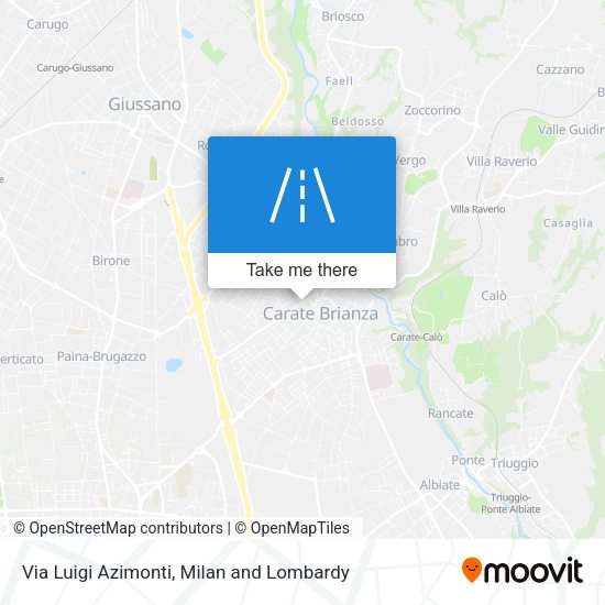 Via Luigi Azimonti map