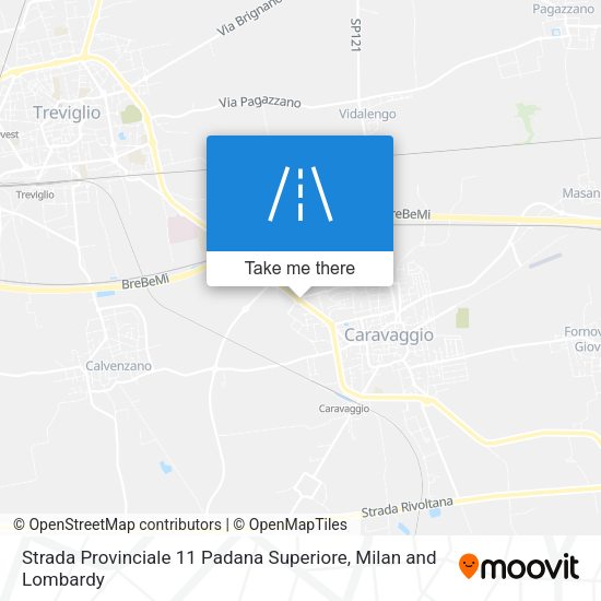 Strada Provinciale 11 Padana Superiore map