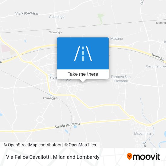 Via Felice Cavallotti map