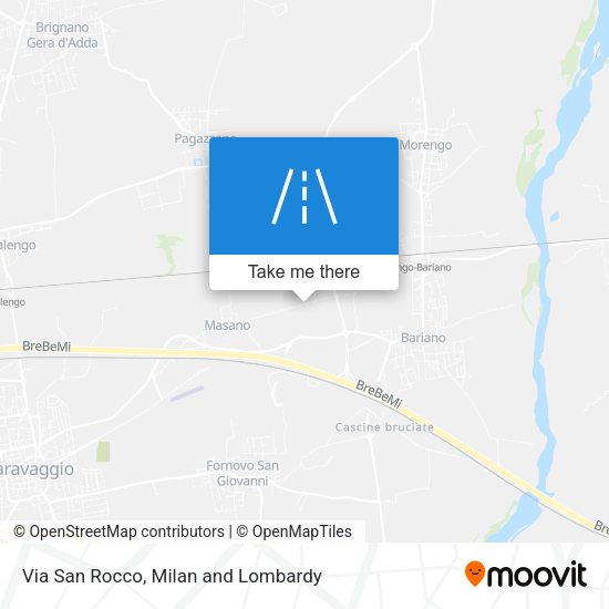 Via San Rocco map