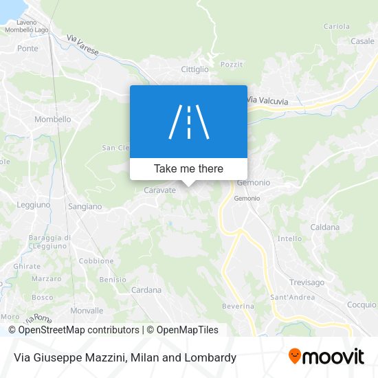 Via Giuseppe Mazzini map
