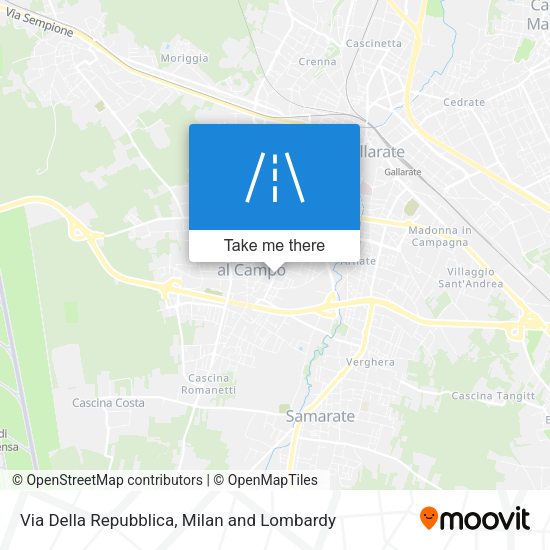 Via Della Repubblica map