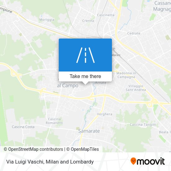 Via Luigi Vaschi map