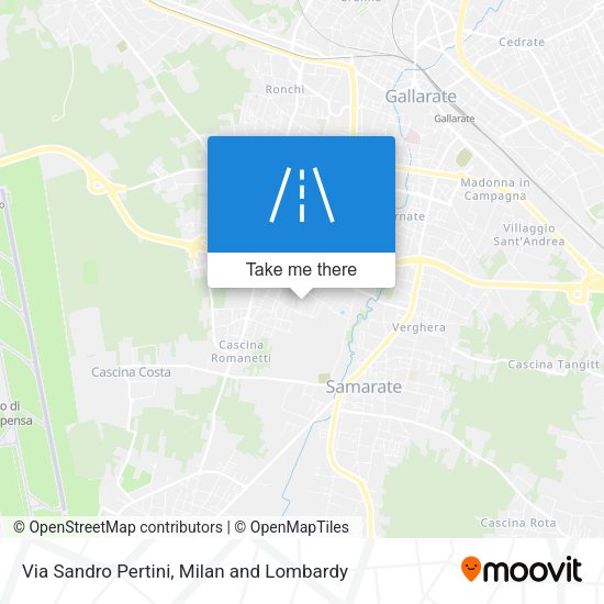 Via Sandro Pertini map