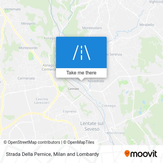 Strada Della Pernice map