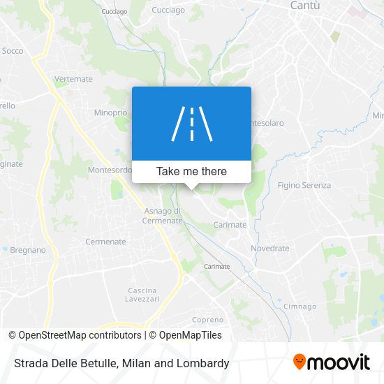 Strada Delle Betulle map