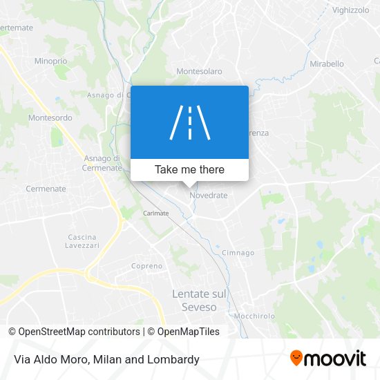 Via Aldo Moro map