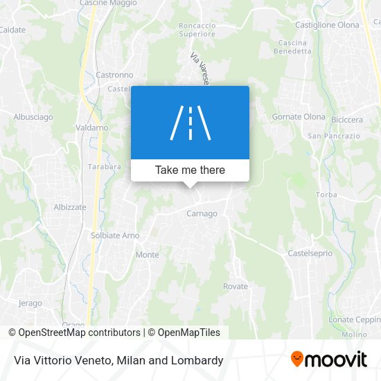 Via Vittorio Veneto map
