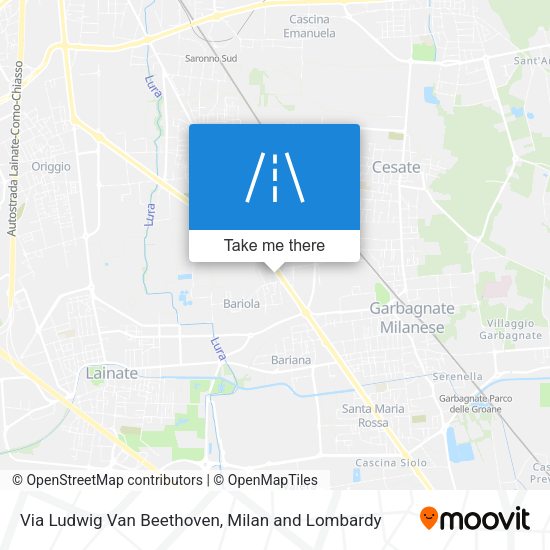 Via Ludwig Van Beethoven map