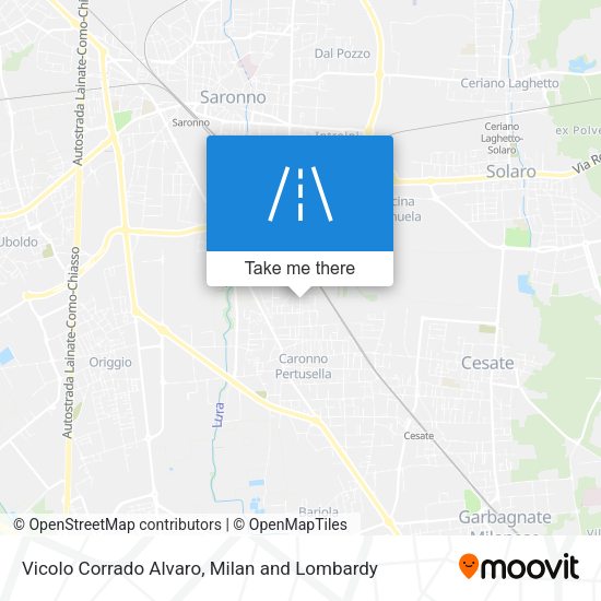 Vicolo Corrado Alvaro map