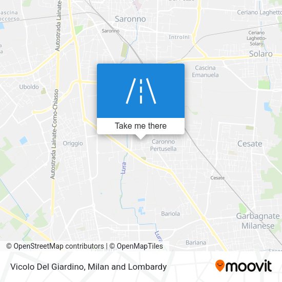 Vicolo Del Giardino map