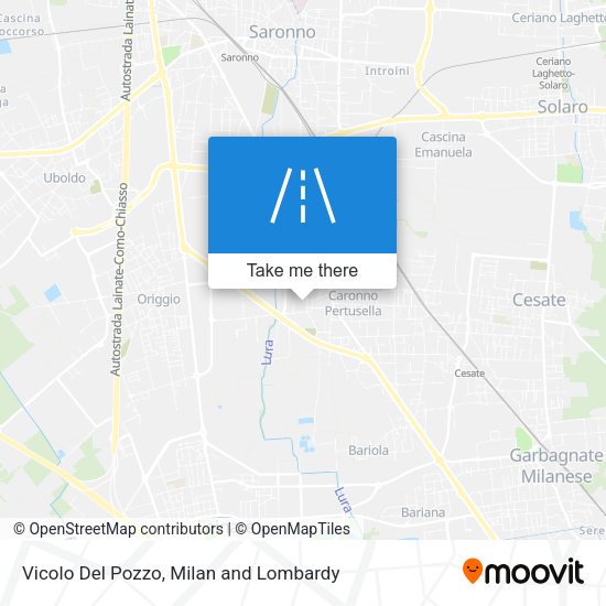 Vicolo Del Pozzo map