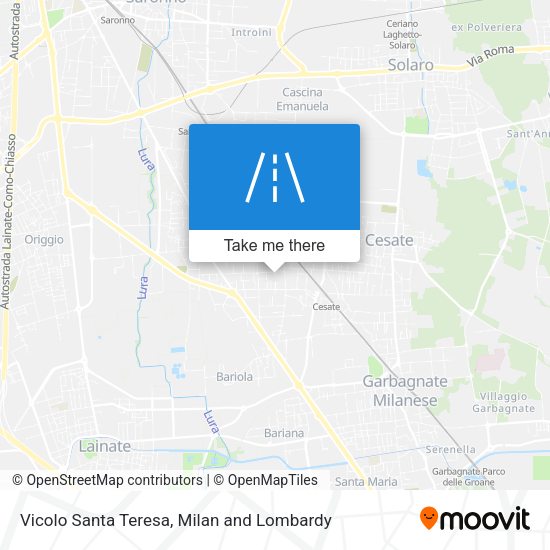 Vicolo Santa Teresa map