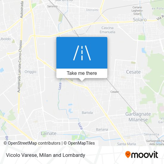 Vicolo Varese map