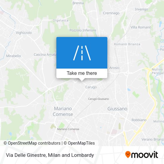 Via Delle Ginestre map