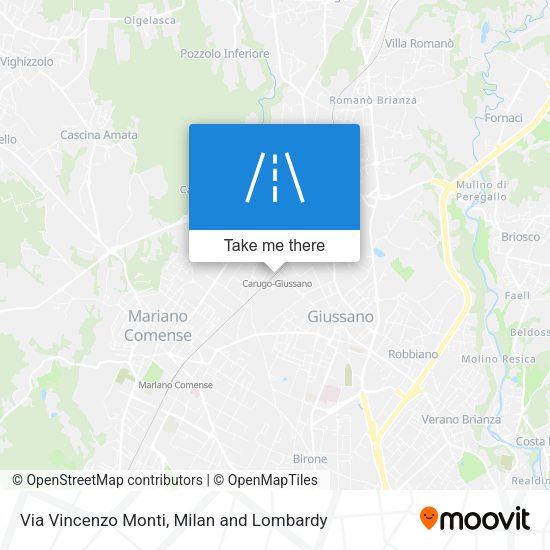 Via Vincenzo Monti map