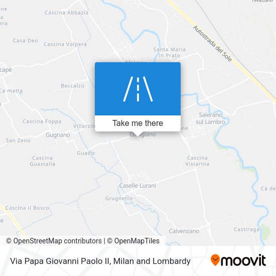 Via Papa Giovanni Paolo II map