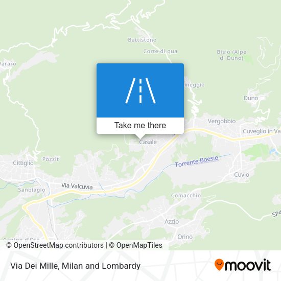 Via Dei Mille map