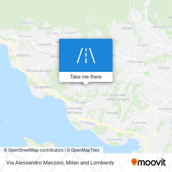 Via Alessandro Manzoni map