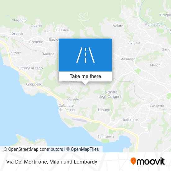 Via Del Mortirone map