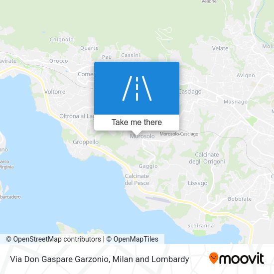 Via Don Gaspare Garzonio map