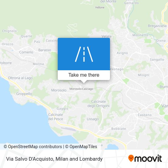 Via Salvo D'Acquisto map