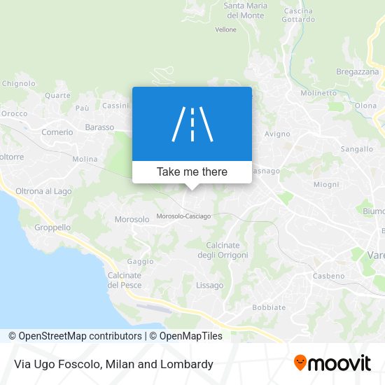 Via Ugo Foscolo map