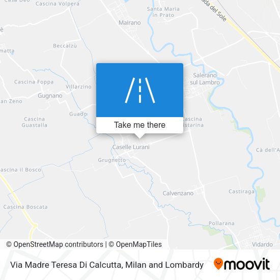 Via Madre Teresa Di Calcutta map