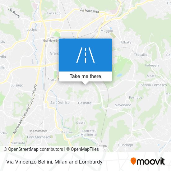 Via Vincenzo Bellini map